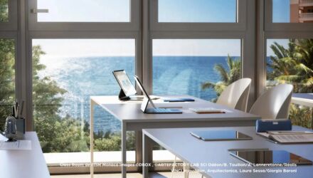 Les immeubles proches de la nouvelle ISM (Internationnal School of Monaco)