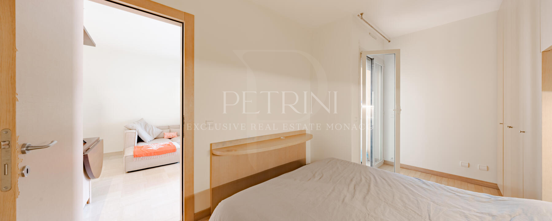 Fontvieille - Raro appartamento semiarredato con 2 stanze e vista mare e parcheggio