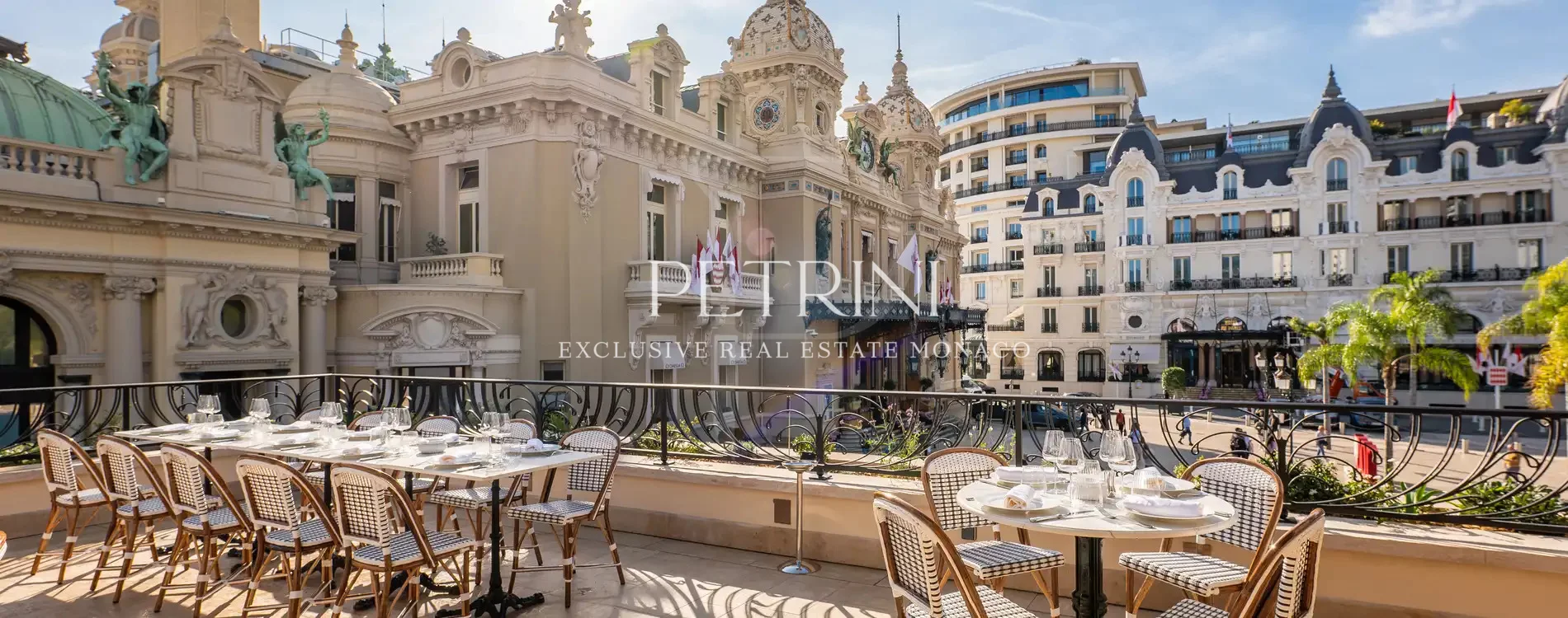Terrasse du Café de Paris Monte-Carlo, face au Casino de Monte-Carlo à Monaco