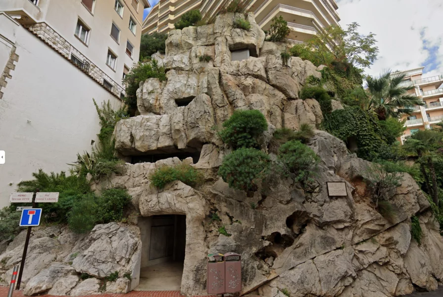 villa troglodyte immeuble de Monaco