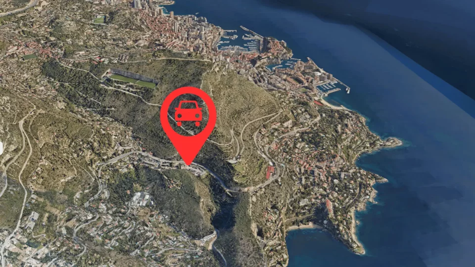 Park & Ride mit 3000 Stellplätzen in Èze